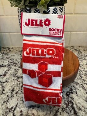 Fun Jello Crew Socks - Branded Men's Socks